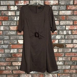 MADISON LEIGH BROWN DRESS